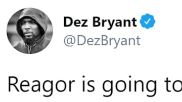 Dez Bryant shows his appreciation for the Eagles' first-round pick.