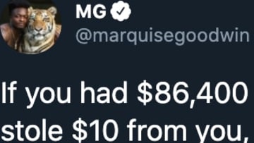 Philadelphia Eagles WR Marquise Goodwin had some words of wisdom for his Twitter followers. 