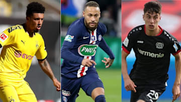 Jadon Sancho, Neymar, Kai Havertz