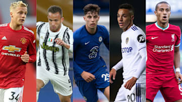 Donny Van De Beek, Athur, Kai Havertz, Rodrigo Moreno, Thiago Alcantara
