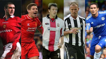 Cantona, Gerrard, Le Tissier, Shearer, Lampard