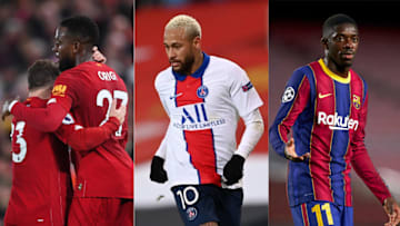 Xherdan Shaqiri, Divock Origi, Neymar, Ousmane Dembele
