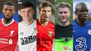 Gini Wijnaldum, Bobby Duncan, Ruben Dias, Loris Karius, N'Golo Kante