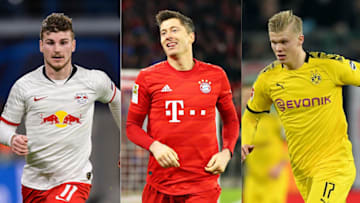 Timo Werner, Robert Lewndowski, Erling Haaland