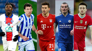 Moise Kean, Mikel Oyarzabal, Lucas Hernandez, Caglar Soyuncu, Diogo Jota