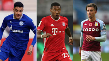 Ozan Kabak, David Alaba, Jack Grealish Ozan Kabak, David Alaba, Jack Grealish