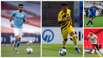 Mahrez, Sancho ,Aubameyang et Florenzi.