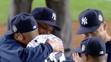 Future unanimous Hall of Famer Mariano Rivera was sent off to retirement in grand style