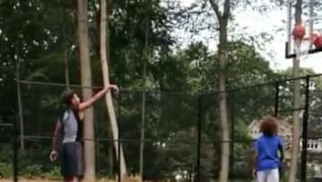 Ray Allen entrena fuertemente a sus hijos en tiros libres