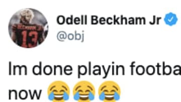 Cleveland Browns wide receiver Odell Beckham Jr has a funny reaction to Tony Romo's new contract