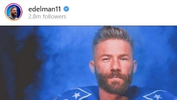Julian Edelman gave fans a glimpse of a potential new jersey.