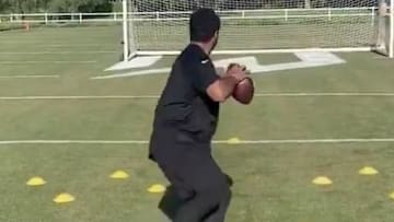 Seattle Seahawks QB Russell Wilson posted an awesome workout clip. 
