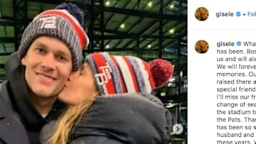 Gisele Bundchen, supermodel and wife of Tom Brady, posted a farewell to Boston and New England Patriots fans. 