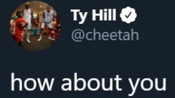 Tyreek Hill clapped back at a fan on Twitter