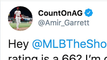 Reds pitcher Amir Garrett isn't happy with MLB The Show rating