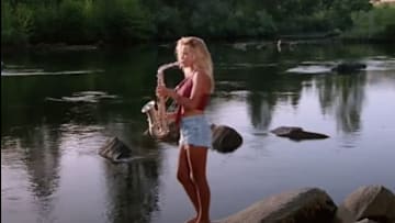 Pamela Anderon's Baywatch debut featured a sax solo.