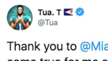 Miami Dolphins QB Tua Tagovailoa is already helping those in his new community.