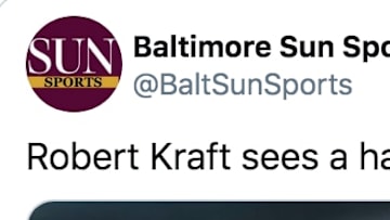 Baltimore Sun trolls New England Patriots owner Robert Kraft