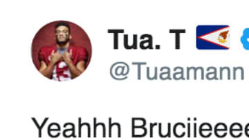 Miami Dolphins QB Tua Tagovailoa had a perfect response to comical tweet by "The Longest Yard" actor Nick Turturro