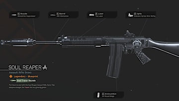 The Soul Reaper Warzone Blueprint allows players to fire green tracer rounds.