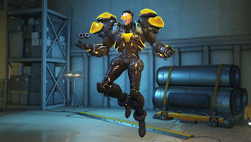 Carbon Fiber Sigma is one of the new Overwatch Anniversary skins.