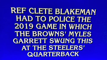 What is...Cleveland Browns defensive end Myles Garrett's helmet?