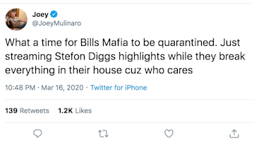 Stefon Diggs got traded to the Bills and Twitter exploded