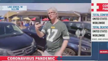 Green Bay Packers fan shows up in MSNBC segment