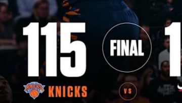 The New York Knicks managed to post an incorrect graphic after a rare victory.