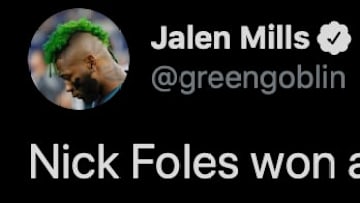 Philadelphia Eagles defensive back Jalen Mills makes a good point in comparing Nick Foles to Cam Newton!