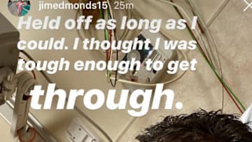 St. Louis Cardinals legend Jim Edmonds has been hospitalized and is awaiting his test results for the coronavirus. 