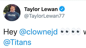 Taylor Lewan wants Jadeveon Clowney on the Titans