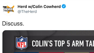 Cowherd's arm talent rankings are a sin