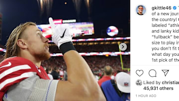 San Francisco 49ers TE George Kittle on Instagram