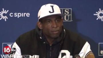 Deion Sanders after his first win.