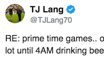 Former Packers OL TJ Lang reminisces about beating the Vikings.