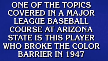 A Jeopardy contestant missed wildly on a Jackie Robinson question. 