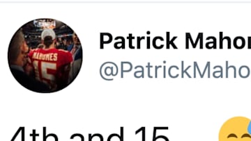 Patrick Mahomes might get to show off his arm again on 4th and 15