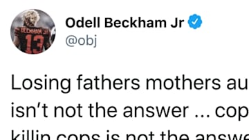 Odell Beckham Jr's take on the protests 