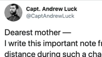 Captain Andrew Luck makes his triumphant return to promote social distancing.