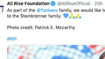 Numerous Yankee players send their condolences to the Steinbrenner family following the passing of co-owner Hank.