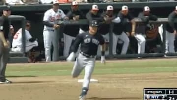 Luke Voit pimped a supposed home run...but the ball bounced off the wall and turned into a single.