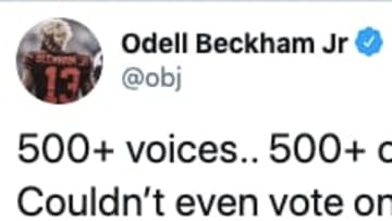Browns receiver Odell Beckham Jr. voiced disappointment over new NFL CBA.