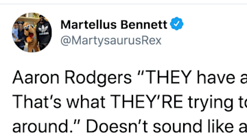 Martellus Bennett called out Aaron Rodgers, his former quarterback