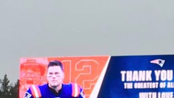 Robert Kraft and the New England Patriots didn't wait long to pay tribute to quarterback Tom Brady,.