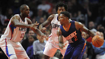October 31, 2016; Los Angeles, CA, USA; Mbah a Moute can guard any position. Mandatory Credit: Gary A. Vasquez-USA TODAY Sports