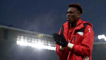 DERBY, ENGLAND - FEBRUARY 11: Tammy Abraham of Bristol City looks on after the Sky Bet Championship match between Derby County and Bristol City at the iPro Stadium on February 11, 2017 in Derby, England (Photo by Nathan Stirk/Getty Images)