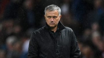 MANCHESTER, ENGLAND - SEPTEMBER 12: Jose Mourinho, Manager of Manchester United looks on after the UEFA Champions League Group A match between Manchester United and FC Basel at Old Trafford on September 12, 2017 in Manchester, United Kingdom. (Photo by Laurence Griffiths/Getty Images)