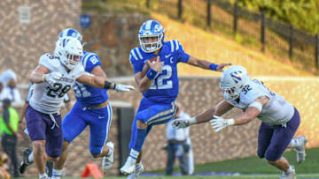 Duke football Gunnar Holmberg (William Howard-USA TODAY Sports)