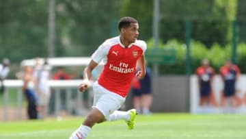 ST ALBANS, ENGLAND - JULY 11: Yassim Fortune of Arsenal during the pre season friendly match between Arsenal U21 and AFC Bournemouth U21 at London Colney on July 11, 2015 in St Albans, England. (Photo by David Price/Arsenal FC via Getty Images)